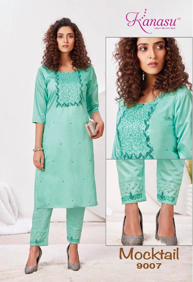 Mocktail By Kanasu Kurtis With Bottom Catalog
